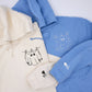 Custom Embroidered Laundry Ghosts Matching Hoodies for Couples