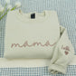 Custom Mama Sweatshirts - Script Embroidered Hoodies - Perfect Minimalist Mother Gift