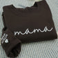 Custom Mama Sweatshirts - Script Embroidered Hoodies - Perfect Minimalist Mother Gift