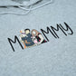 Custom Photo Mommy Hoodies - Family Photo Script Embroidered Sweatshirts - Perfect Mother Memory Gift