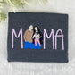 Custom Photo Mommy Hoodies - Family Photo Script Embroidered Sweatshirts - Perfect Mother Memory Gift