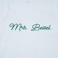 Custom Mrs Tank Top - Personalized Embroidered Bride Pajamas - Bridal Shower Engagement Gift