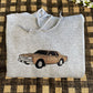 Custom Muscle Car Embroidered Sweatshirts - Photo to Embroidery Vehicle Portraits - Car Enthusiast Gift