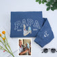 Custom Papa Hoodies - Personalized Grandpa Embroidered Sweatshirts - Perfect Father's Day Gift