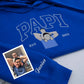 Custom Papa Hoodies - Personalized Grandpa Embroidered Sweatshirts - Perfect Father's Day Gift