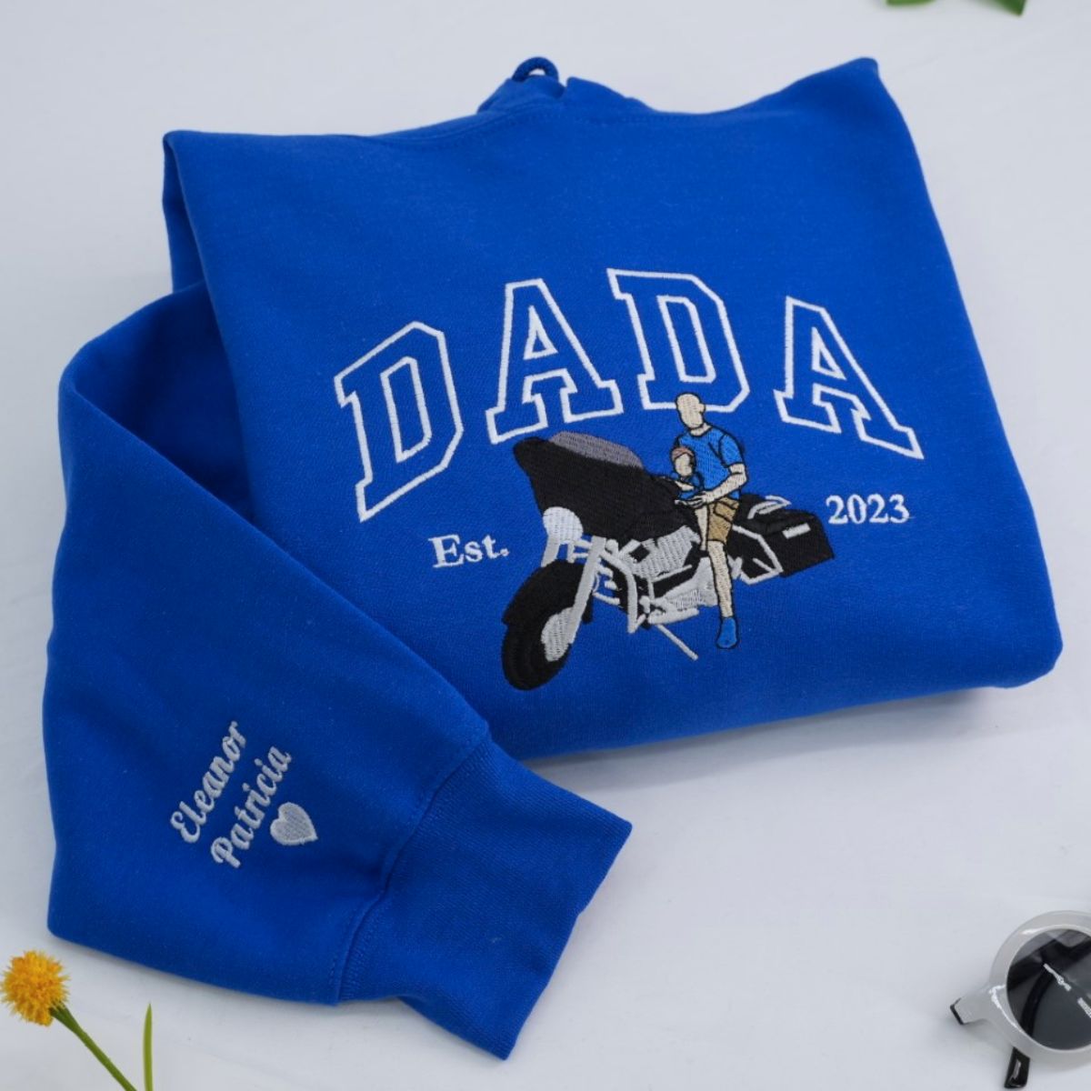 Custom Papi Hoodies - Latino Father Embroidered Sweatshirts - Perfect Father's Day Gift