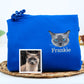 Custom Pet Portrait Hoodies from Photo - Cat Face Embroidered Sweatshirts - Premium Pet Memorial Gift