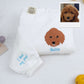 Custom Pet Portrait Sweatshirt with Names - Dog Cat Face Embroidered - Personalized Pet Parent Gift