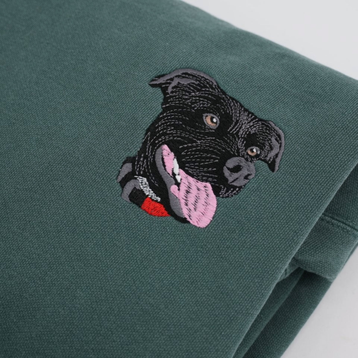 Custom Pet Portrait Sweatshirts - Dog Face Name Embroidered Sweaters - Personalized Dog Lover Gift