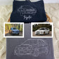 Custom Truck Hoodies - Pickup Line Art Embroidered Sweatshirts - Perfect Truck Enthusiast Gift