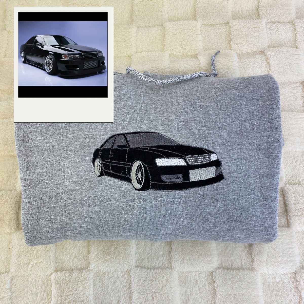 Custom Truck Hoodies Personalized - Photo Embroidered Pickup Truck Sweatshirts - Perfect Truck Guy Gift