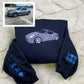 Custom Truck Hoodies Personalized - Photo Embroidered Pickup Truck Sweatshirts - Perfect Truck Guy Gift