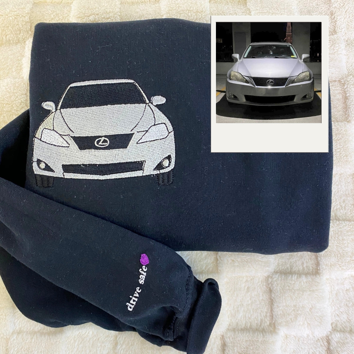 Custom Truck Hoodies Personalized - Photo Embroidered Pickup Truck Sweatshirts - Perfect Truck Guy Gift