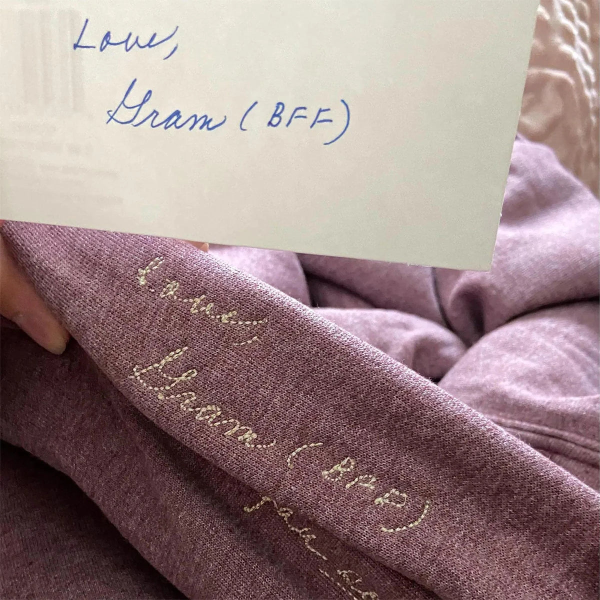 Cute Child Drawing Embroidered Sweatshirts - Adorable Kids Animal Artwork to Embroidery - Sweet Family Keepsake