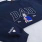 Dad Custom Hoodies - Father Daughter Embroidered Sweatshirts - Perfect Father's Day Gift