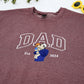 Devoted Dad Custom Hoodies - Caring Father Embroidered Sweatshirts - Perfect Father's Day Gift