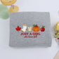 Fall Girl Hoodie - Just a Girl Who Loves Fall Embroidered Sweatshirt - Autumn Gift