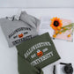 Fall Halloween Sweatshirt - University Campus Embroidered Hoodie - Pumpkin Ghost College Style Apparel
