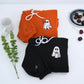 Halloween Ghost Couple Hoodies - Cute Matching Embroidered Sweatshirts - Perfect Spooky Season Gift