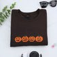 Halloween Pumpkin Hoodies - Jack-o'-Lantern Embroidered Sweatshirts - Perfect October Gift