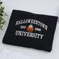 Halloween University Sweatshirts - Halloweentown College Embroidered Apparel - Spooky Academia Fashion