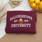 Halloween University Sweatshirts - Halloweentown College Embroidered Apparel - Spooky Academia Fashion