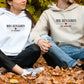 Embroidered Mr & Mrs with Est Year Hoodie or Sweatshirt