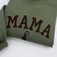 Mama Halloween Sweatshirts - Custom Embroidered Spooky Mom Apparel - Perfect Halloween Gift