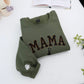 Mama Halloween Sweatshirts - Custom Embroidered Spooky Mom Apparel - Perfect Halloween Gift