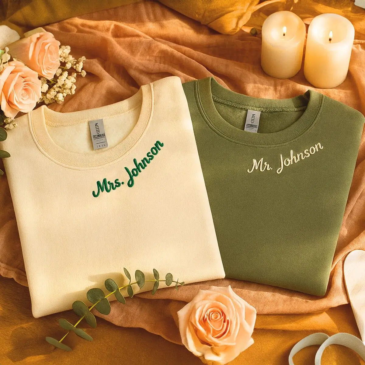 Personalized Unique Bridal Shower Gift for Coworker with Future MRS Sweatshirt Embroidered
