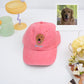 Personalized Dog Portrait Embroidered Cap - Custom Pet Portrait Name Accessory - Dog Parent Lover Gift