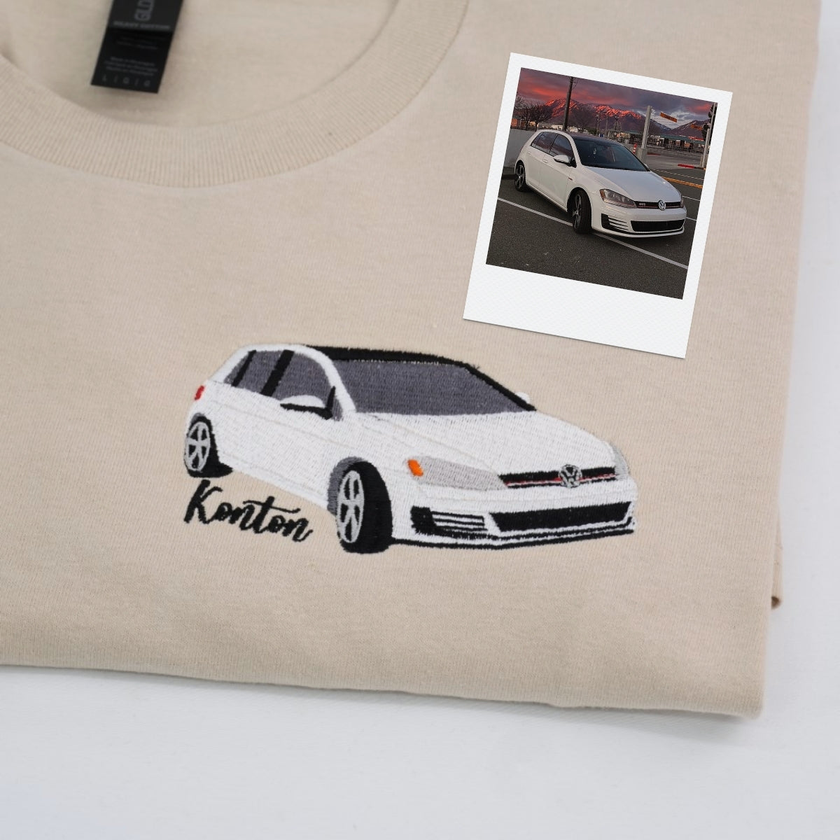 Personalized Car Custom T-Shirts - Auto Enthusiast Embroidered Apparel - Perfect Car Lover Gift