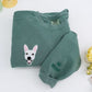 Personalized Dog Portrait Hoodies - Custom Dog Face Embroidered Sweatshirts - Pet Memorial
