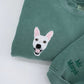 Personalized Dog Portrait Hoodies - Custom Dog Face Embroidered Sweatshirts - Pet Memorial