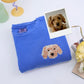 Personalized Dog Portrait Hoodies - Custom Dog Face Embroidered Sweatshirts - Pet Memorial