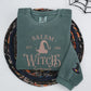 Salem Witch Company Custom Sweatshirts - Halloween Embroidered Hoodies - Perfect Spooky Season Gift