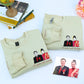 Personalized Anniversary Photo Gift for Couple with Embroidered Photo Portrait Sweatshirt or Hoodie