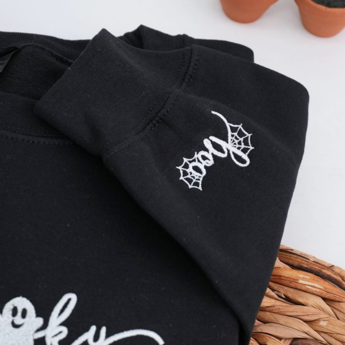 Spooky Season Halloween Sweatshirts - Custom Embroidered Fall Apparel - Perfect Halloween Gift