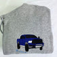 Sports Car Custom Hoodies - Performance Vehicle Embroidered Sweatshirts - Car Guy Gift