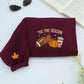 Tis The Season Fall Sweatshirt - Autumn Embroidered Hoodie - Perfect Halloween Gift