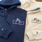 Custom Mr & Mrs Matching Embroidered Hoodies for Couples