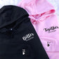 Custom Better Together Matching Embroidered Couple's Hoodies