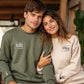 Custom Mr & Mrs Matching Embroidered Hoodies for Couples