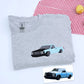 Custom Car from Photo, Embroidered Sweatshirt, Hoodie, Car Guy Gifts
