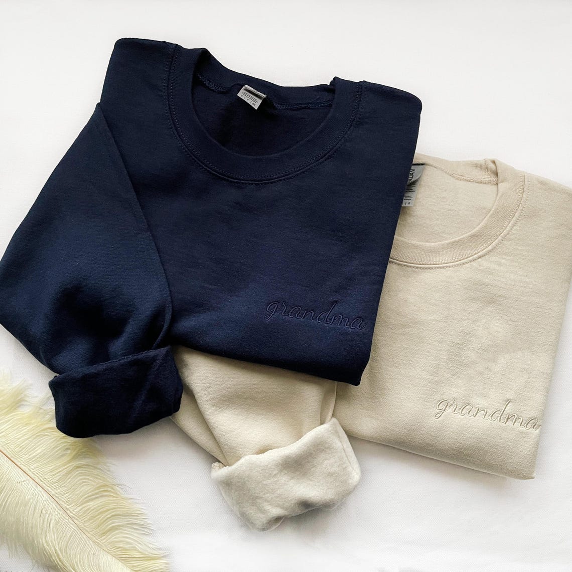 My Tummy Hurts but Embroidered Sweatshirt - Custom Message or Lyrics Embroidery, Gift for Her