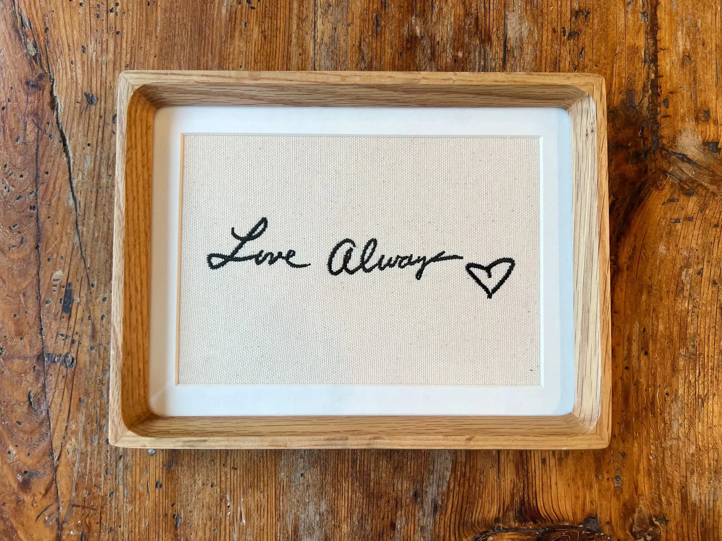 Custom Embroidered Handwritten Note on Canvas | Personalized Handwriting Replica | Custom Embroidery Gift | Embroidered Note Keepsake